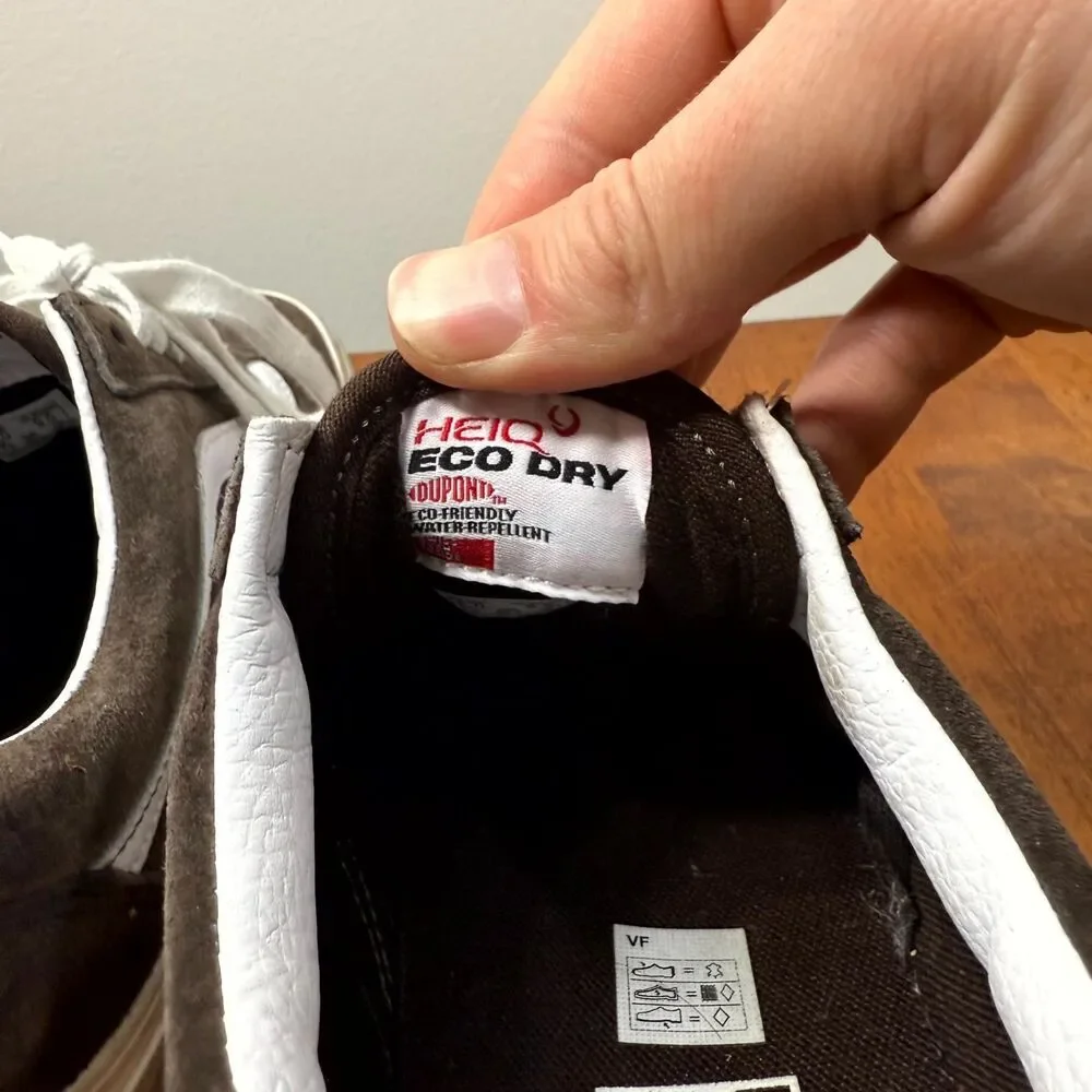 Vans HEIQ Eco Dry Water Repellent Brown Sneakers‎ Womens Size 9.5